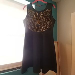 Black cocktail dress